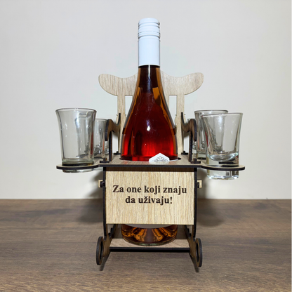 Poklon set za piće - Stolica sa 6 čašica