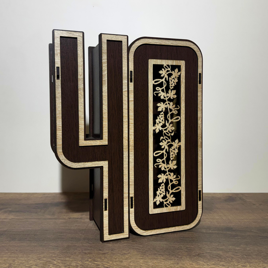 Poklon kutija za rođendane sa stilom - BROJ 40