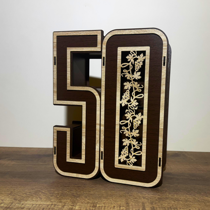 Poklon kutija za rođendane sa stilom - BROJ 50