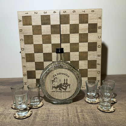 ŠAH Poklon set - Čutura i 6 čašica